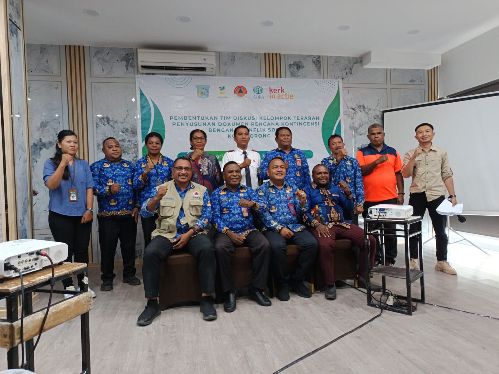 ADRA Indonesia bersama pemkot sorong papua
